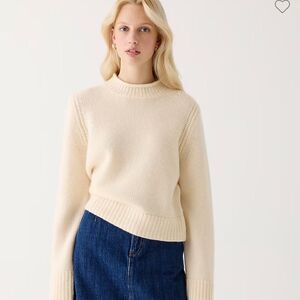 J. Crew Cream Turtleneck Sweater